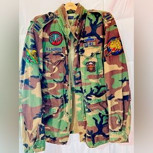 This is a Ralph Lauren Camo/military style 3 1/4 jacket, very warm